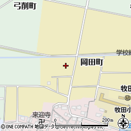 三重県鈴鹿市岡田町周辺の地図