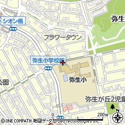兵庫県三田市弥生が丘周辺の地図
