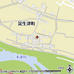 京都府京都市伏見区淀生津町349周辺の地図
