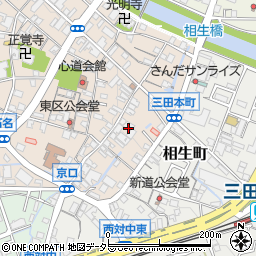 兵庫県三田市三田町8周辺の地図
