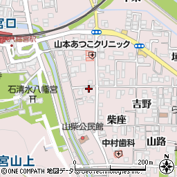 京都府八幡市八幡土井47周辺の地図