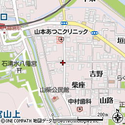 京都府八幡市八幡土井47-3周辺の地図