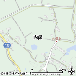 三重県伊賀市内保周辺の地図