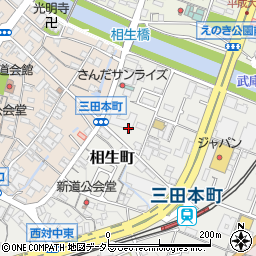 兵庫県三田市相生町16周辺の地図