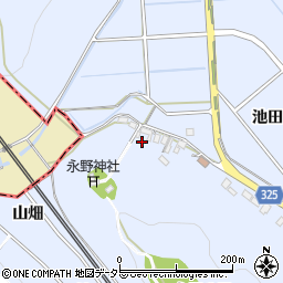 愛知県額田郡幸田町永野池田147周辺の地図