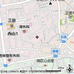 兵庫県三田市屋敷町16周辺の地図