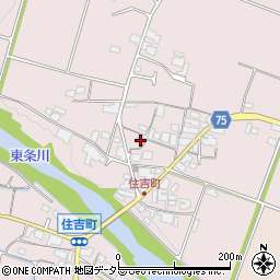 兵庫県小野市住吉町705周辺の地図