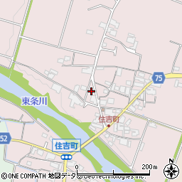 兵庫県小野市住吉町709周辺の地図