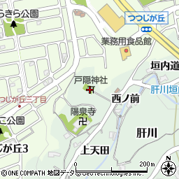 兵庫県川辺郡猪名川町肝川136周辺の地図