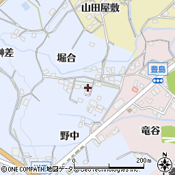 愛知県新城市川田堀合5周辺の地図