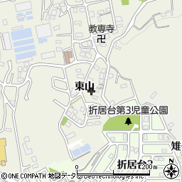 京都府宇治市宇治東山周辺の地図