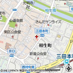 兵庫県三田市三田町7周辺の地図