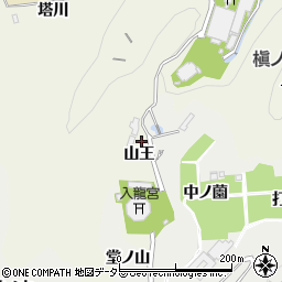 京都府宇治市宇治山王周辺の地図
