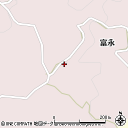 岡山県加賀郡吉備中央町富永1298周辺の地図