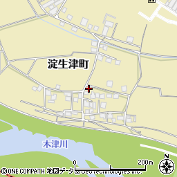 京都府京都市伏見区淀生津町351周辺の地図