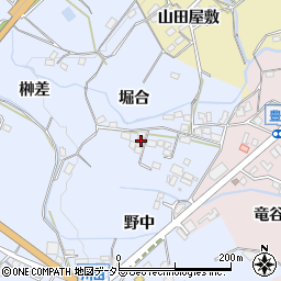 愛知県新城市川田堀合13周辺の地図