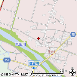 兵庫県小野市住吉町509周辺の地図