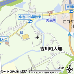 兵庫県三木市吉川町大畑413周辺の地図