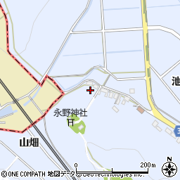 愛知県額田郡幸田町永野池田141周辺の地図