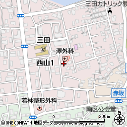 兵庫県三田市屋敷町17周辺の地図