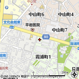 ローソン碧南霞浦店周辺の地図