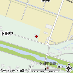 兵庫県三田市下田中158周辺の地図