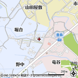 愛知県新城市川田堀合7周辺の地図