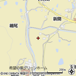 兵庫県宝塚市玉瀬落シ谷周辺の地図