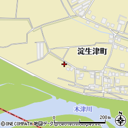 京都府京都市伏見区淀生津町407周辺の地図