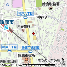 ドコモショップ鈴鹿市役所　前店周辺の地図