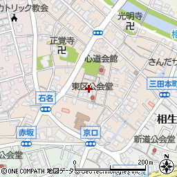 兵庫県三田市三田町21周辺の地図