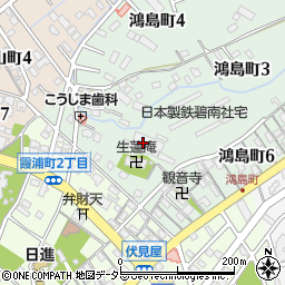 日本製鉄碧南寮周辺の地図