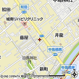 西尾信用金庫中島支店周辺の地図