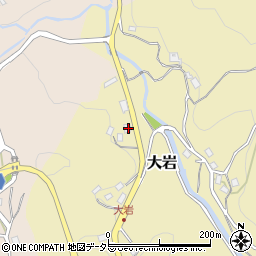 大阪府茨木市大岩196周辺の地図