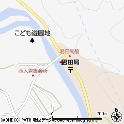 広島県三次市君田町東入君744周辺の地図