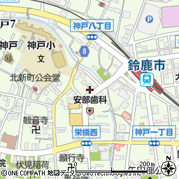 三十三銀行神戸支店周辺の地図