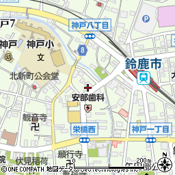 三十三銀行神戸支店周辺の地図