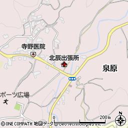 茨木市立　清溪公民館周辺の地図