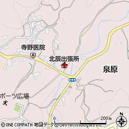 茨木市北辰出張所周辺の地図