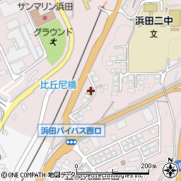 島根県浜田市原井町980-1周辺の地図