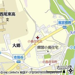 愛知県西尾市小島町船向55周辺の地図