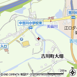 兵庫県三木市吉川町大畑459周辺の地図