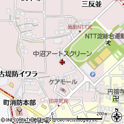 中沼アートスクリーン株式会社　久御山工場周辺の地図