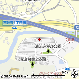 兵庫県川西市清流台10-5周辺の地図