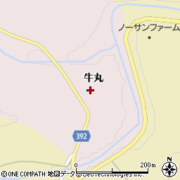 愛知県新城市竹ノ輪牛丸169周辺の地図