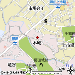 愛知県新城市豊島本城43-3周辺の地図