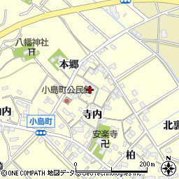 愛知県西尾市小島町本郷9周辺の地図