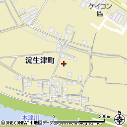 京都府京都市伏見区淀生津町304周辺の地図