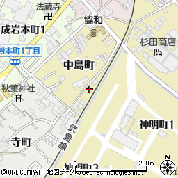 愛知県半田市中島町31周辺の地図