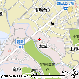 愛知県新城市豊島本城43-15周辺の地図